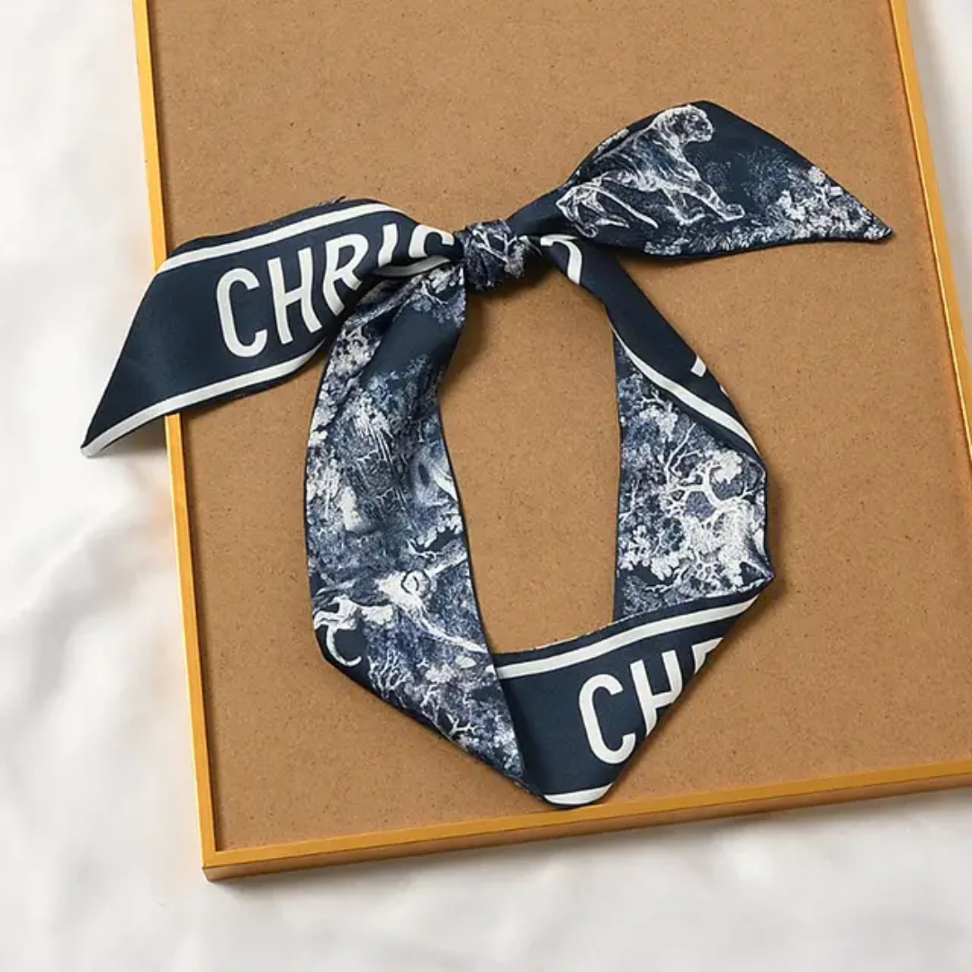 Christian Dior inspired Twill Ribbon Scarves