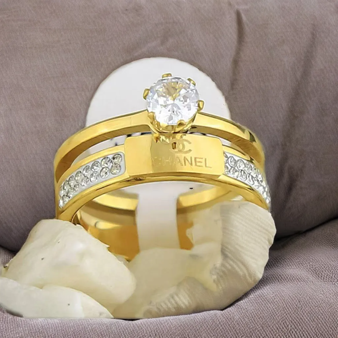 Chanel inspired rings