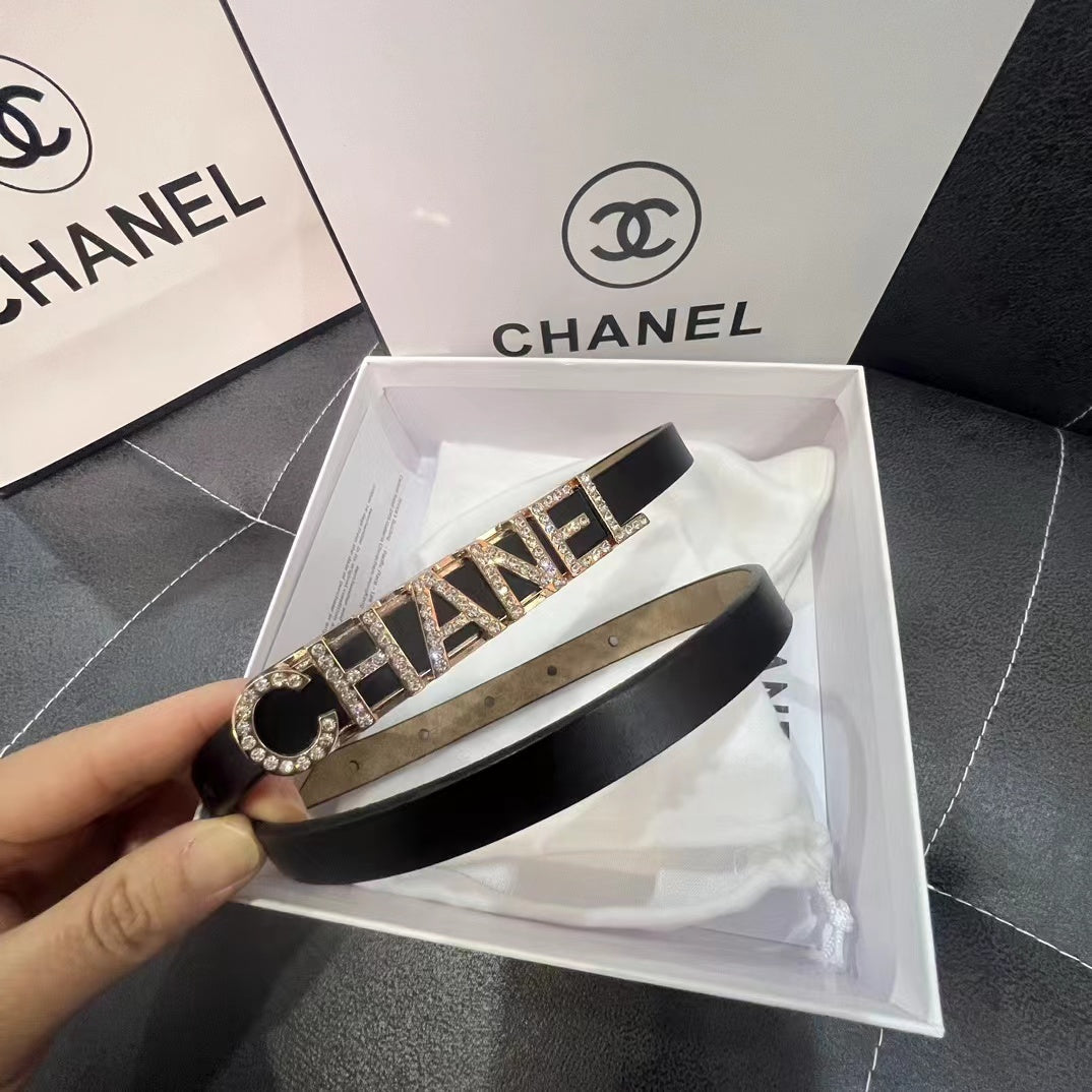 Chanel inspired jewel belt