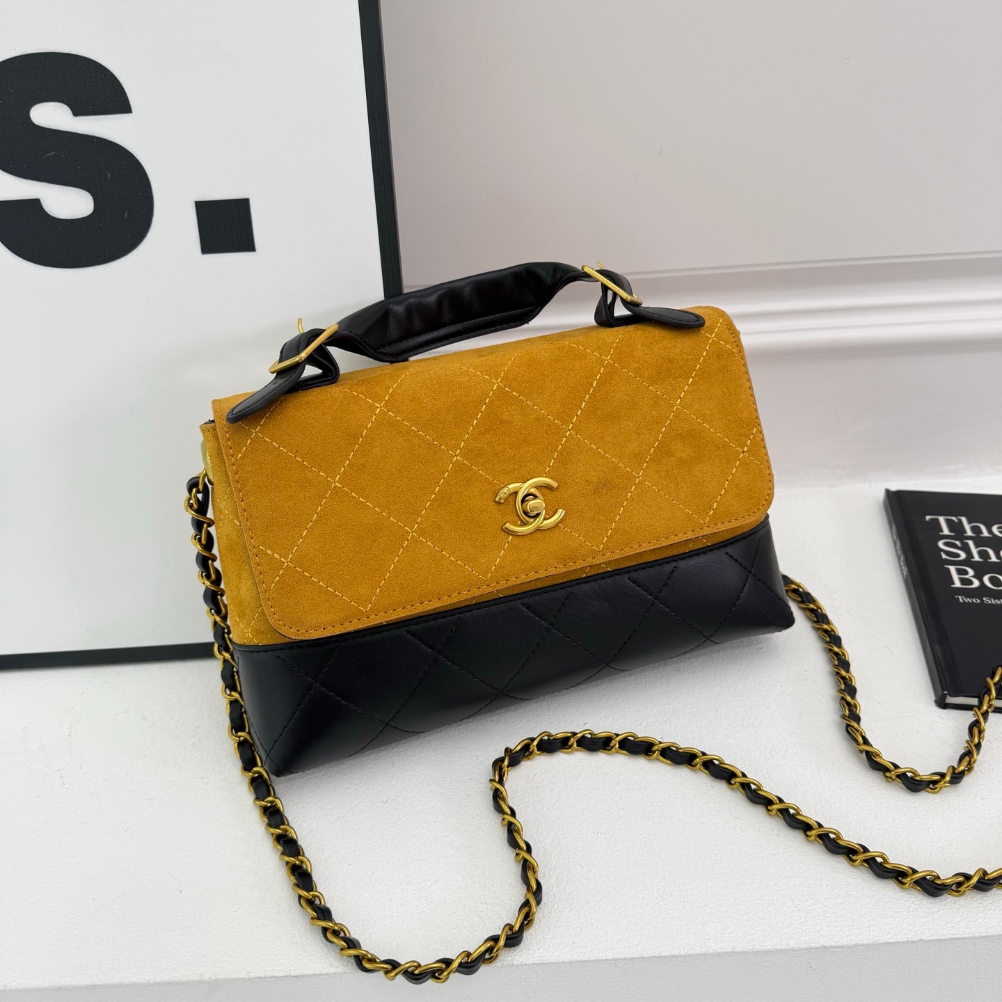 Chanel inspired Suade Handbag