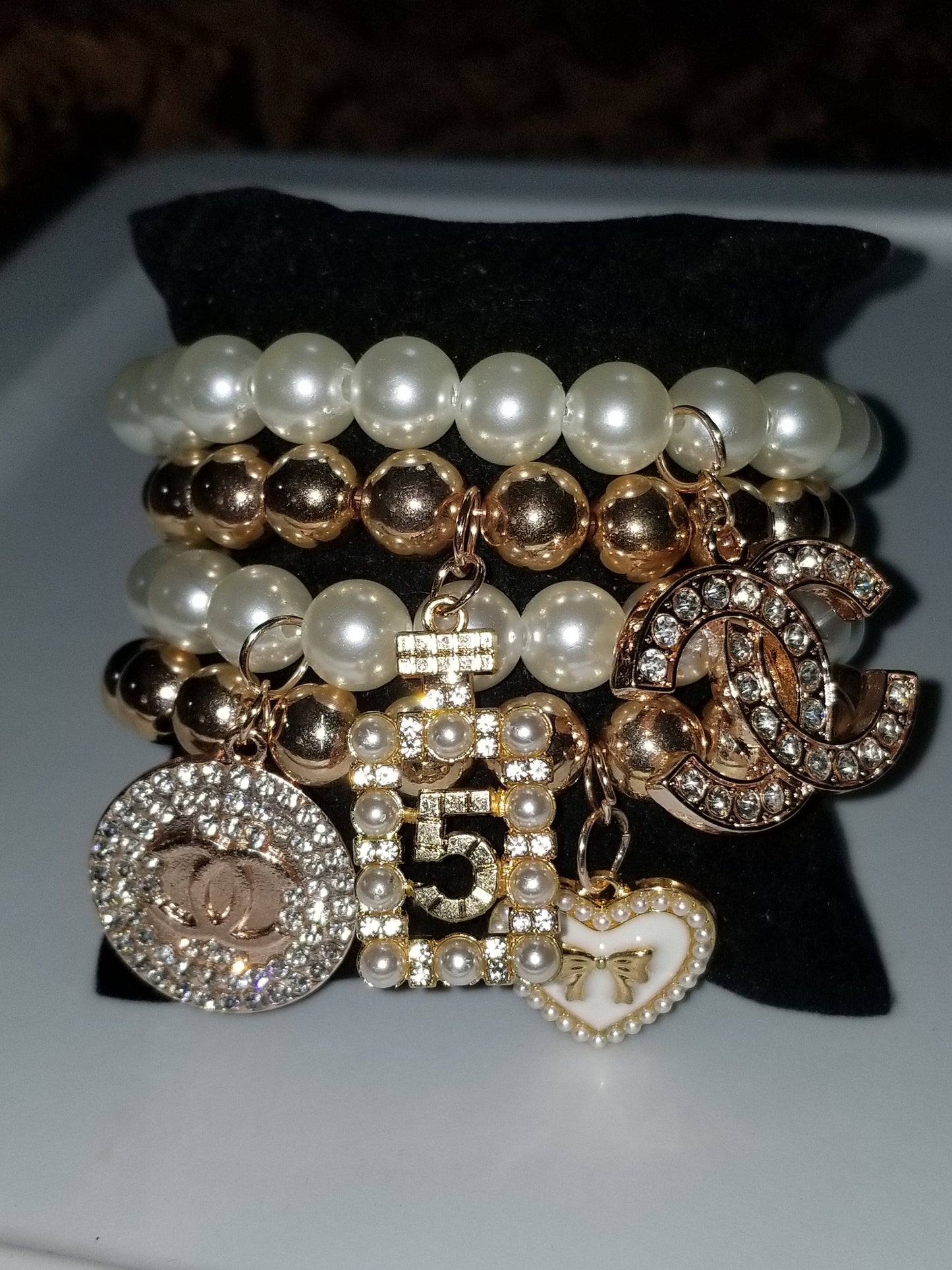 Custom made charm bracelet