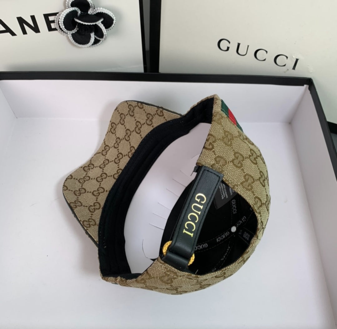 Gucci Designer Inspired Canvas Baseball Cap