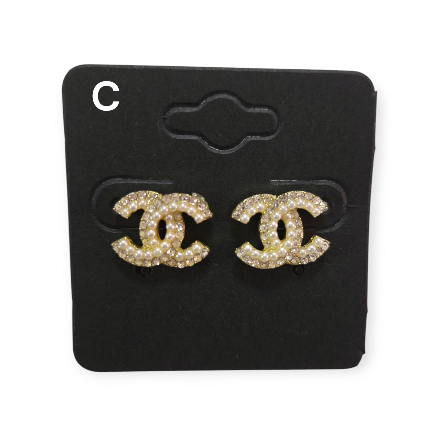 Chanel inspired earrings