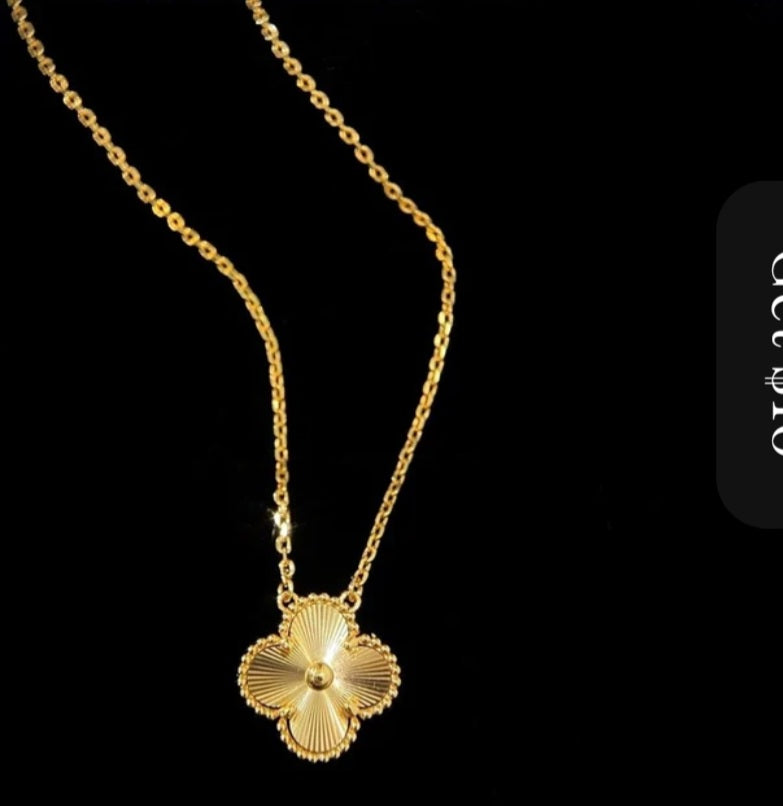 Van Cleef inspired Lazer Gold and Silver Jewelry Collection