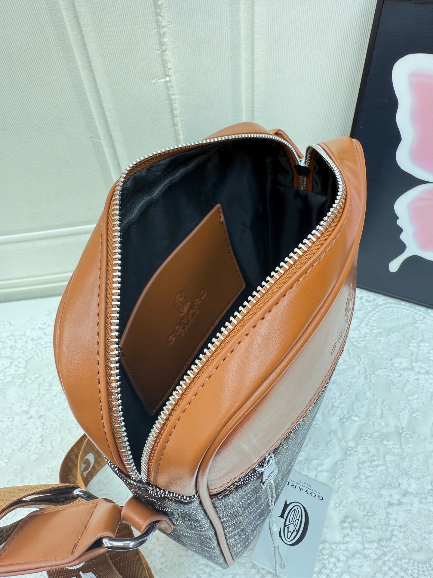 Goyard Inspired crossbody