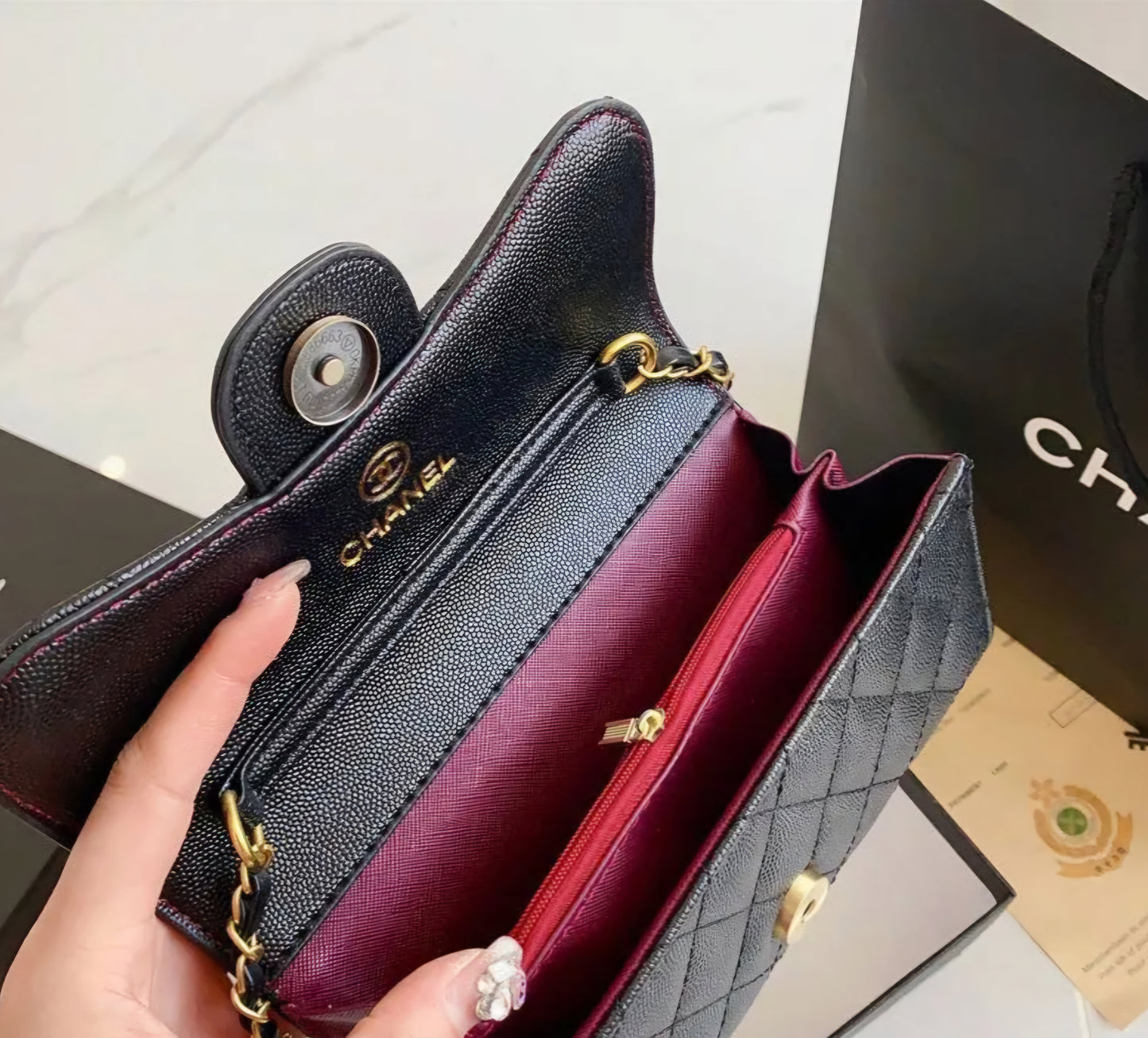 Chanel inspired handbag