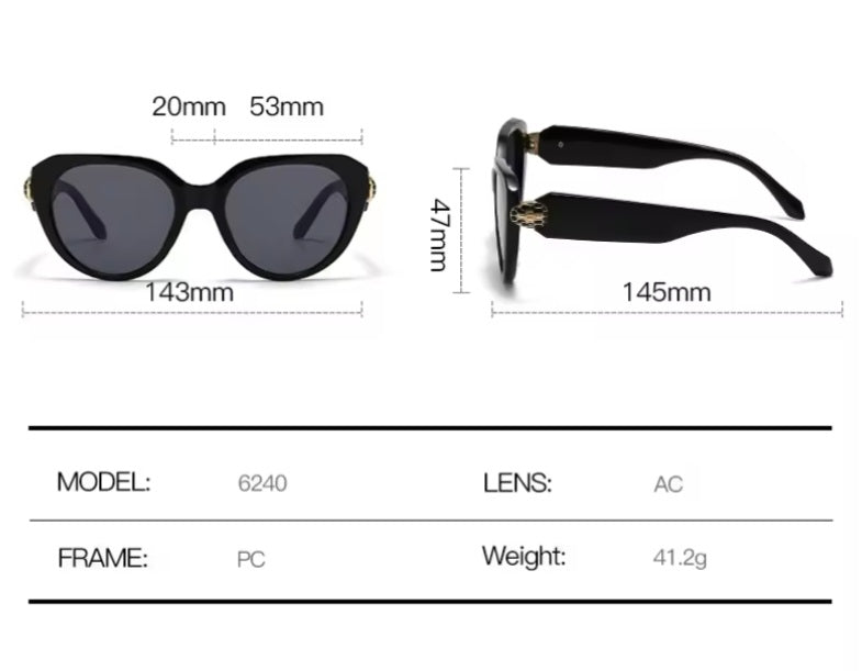 Bvlgari inspired Sunglasses