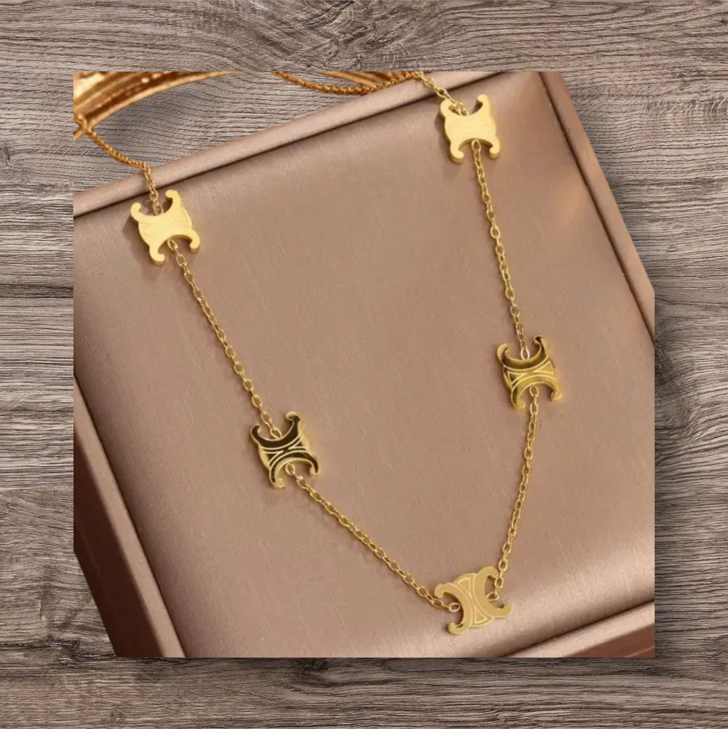 Celine inspired Necklace and bracelets