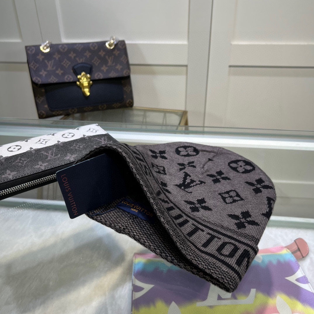 LV inspired Bennie Hats