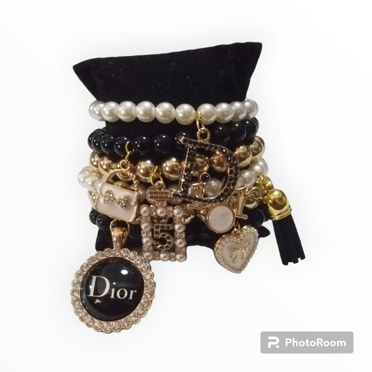 Custom made designer charm bracelet