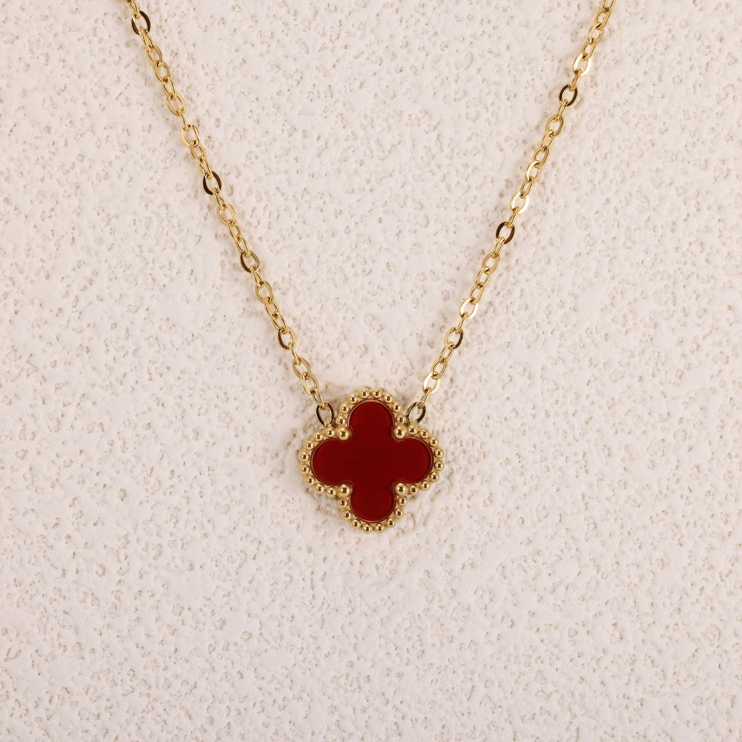 Van cleef inspired Clover 13mm Gold Necklace