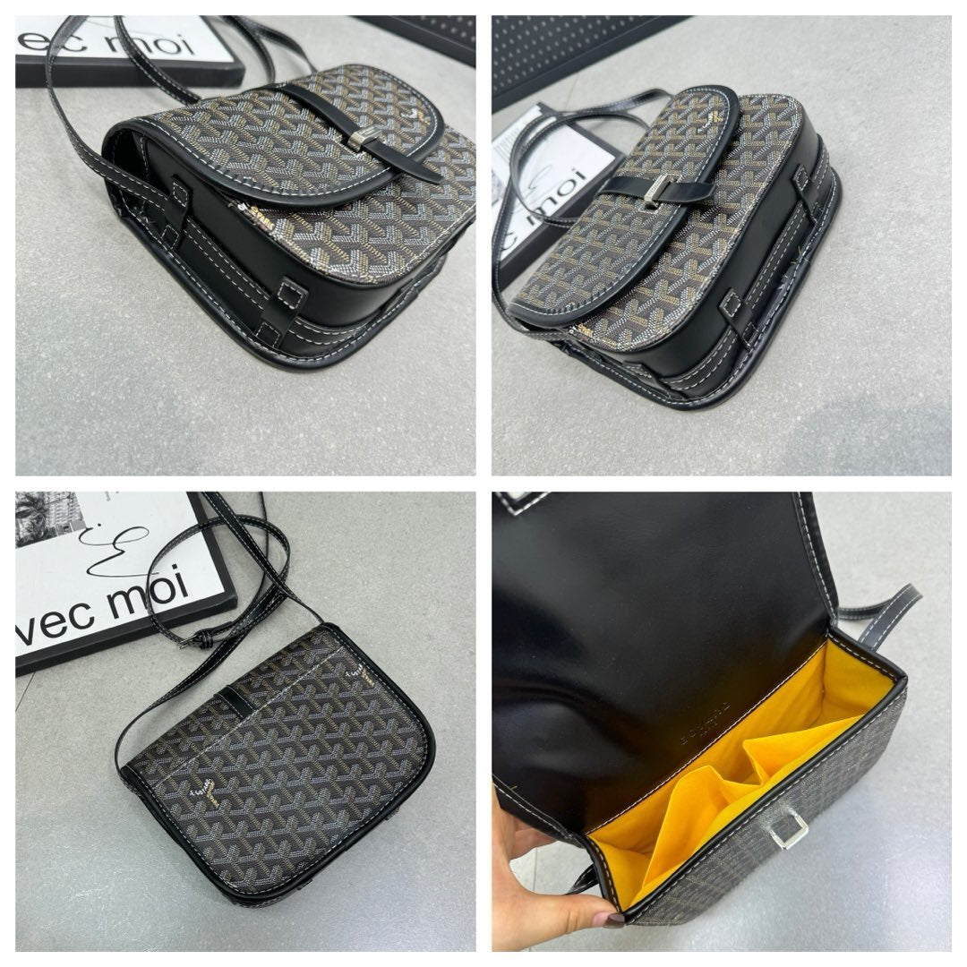 Goyard Inspired Messenger unisex handbag
