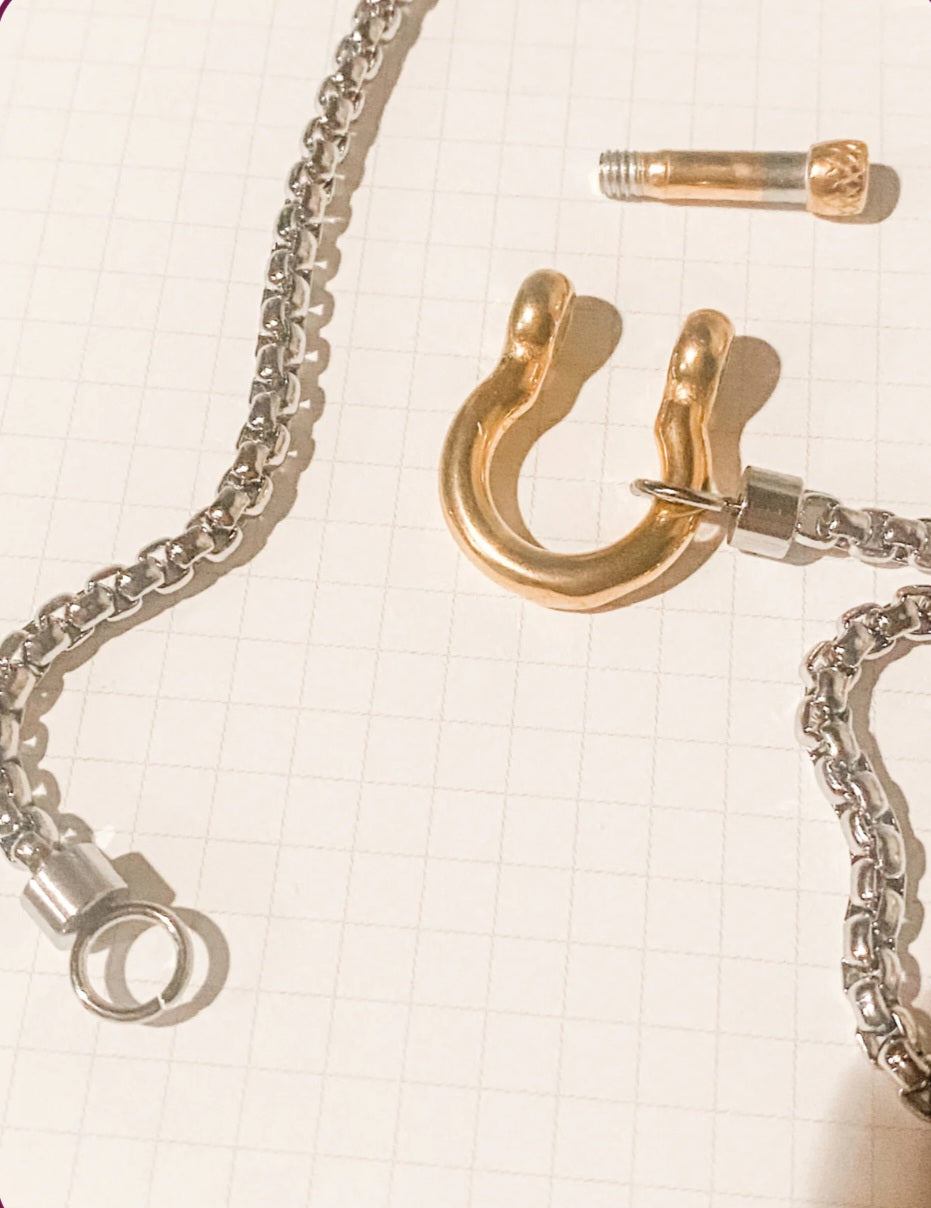 Horse Bit Lock Necklace