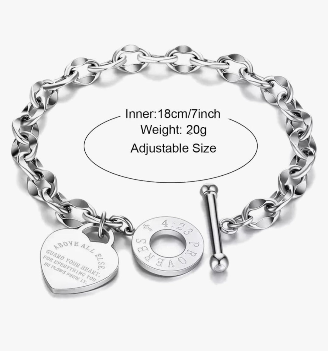 Heart Bracelet and Necklace