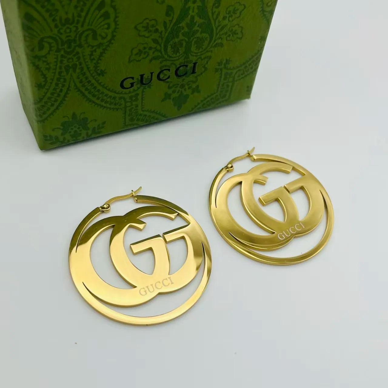 Gucci inspired Hoop Earrings