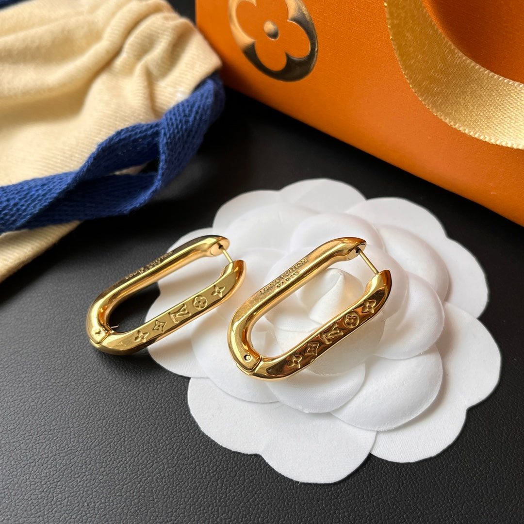 LV Designer Inspired Earrings