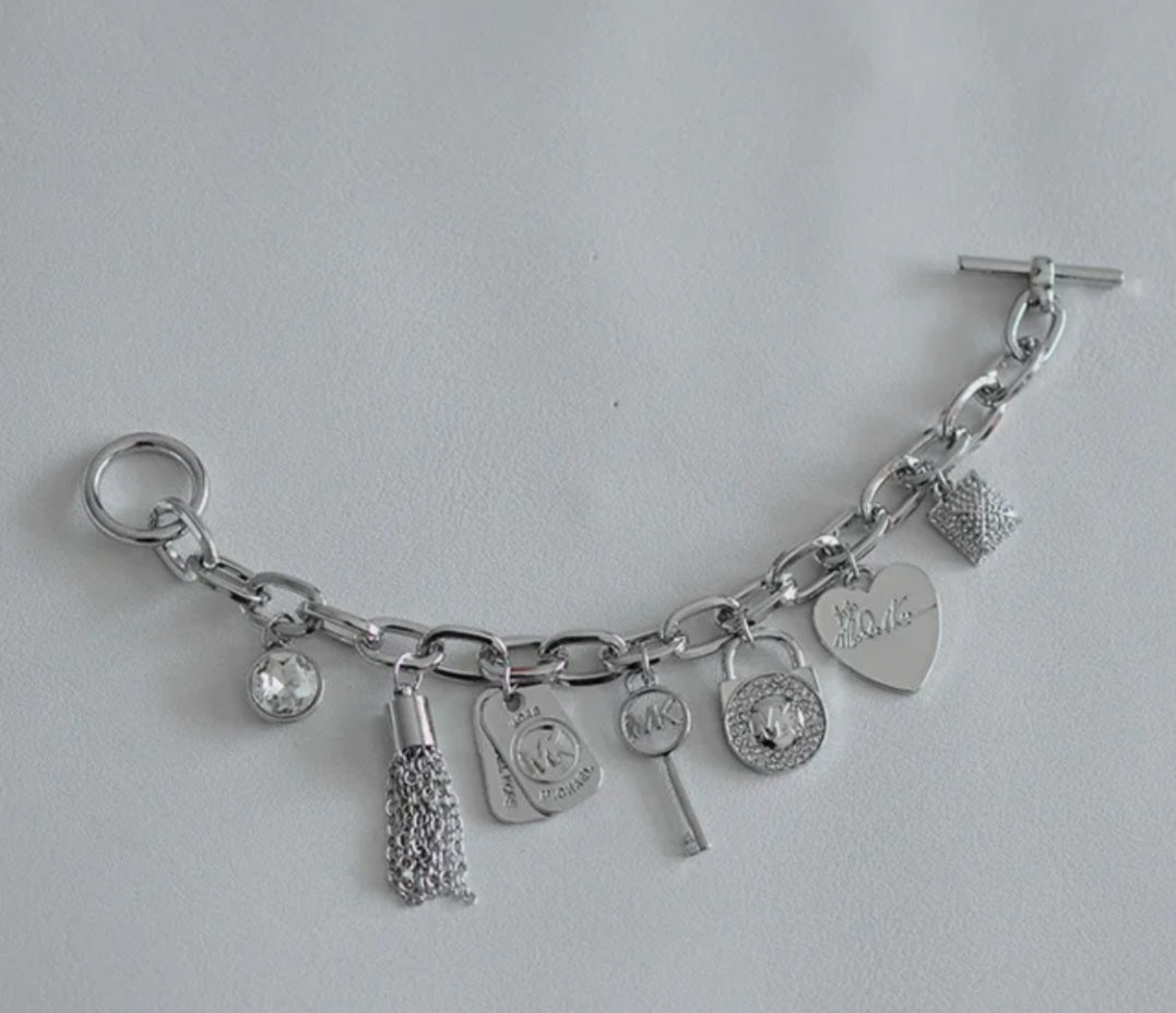 Michael kors inspired charm bracelet