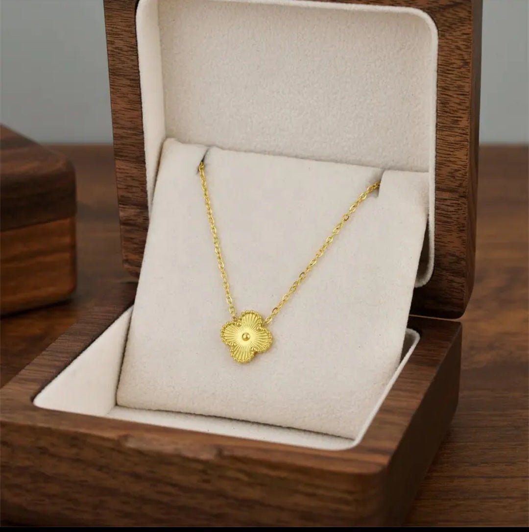 Van Cleef inspired Lazer Gold and Silver Jewelry Collection