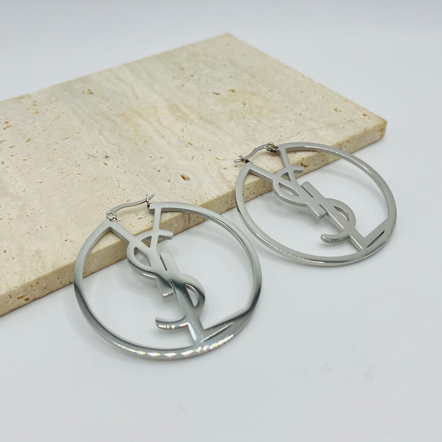 YSL inspired Hoop Earrings