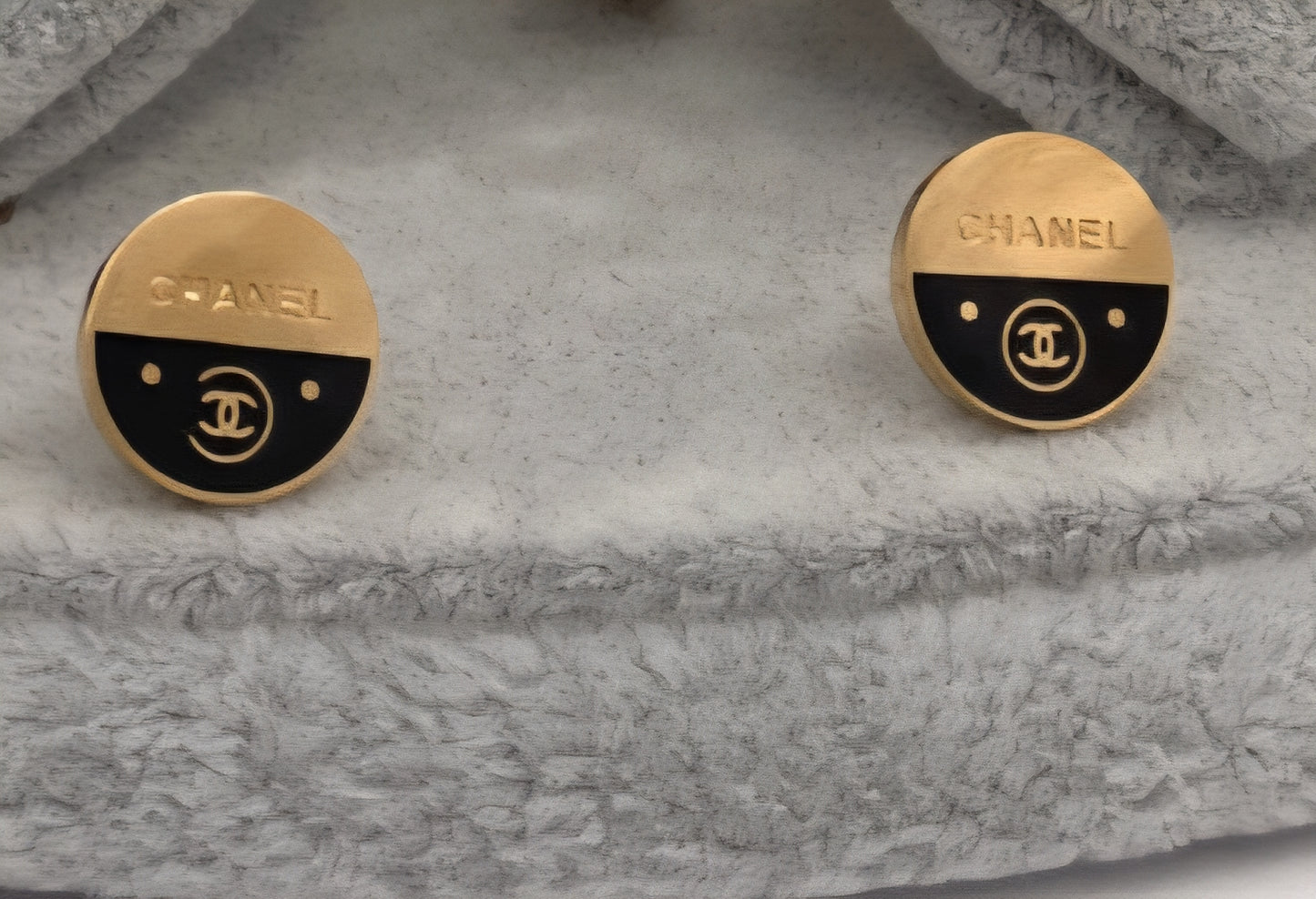 Chanel inspired students earrings