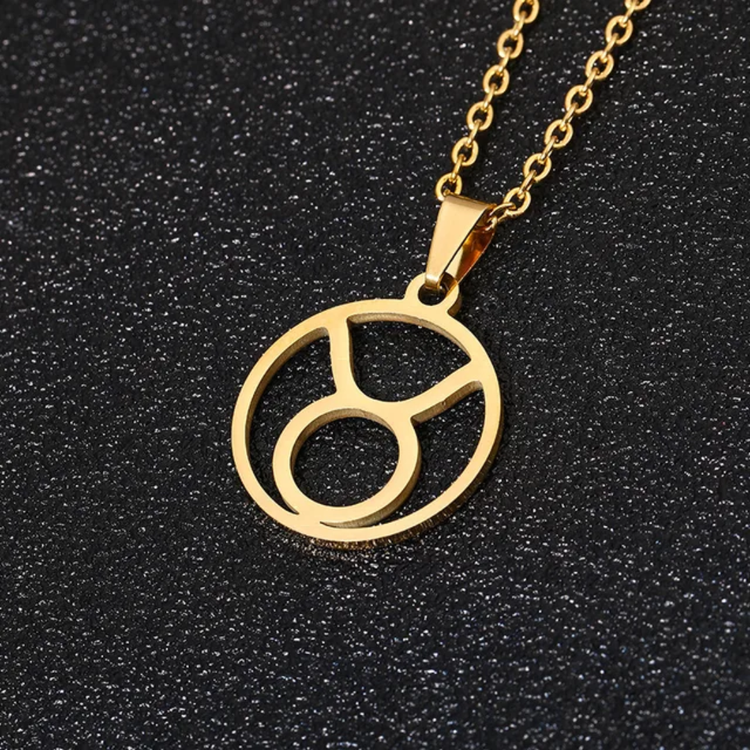 Gold Zodiac Sign Necklace