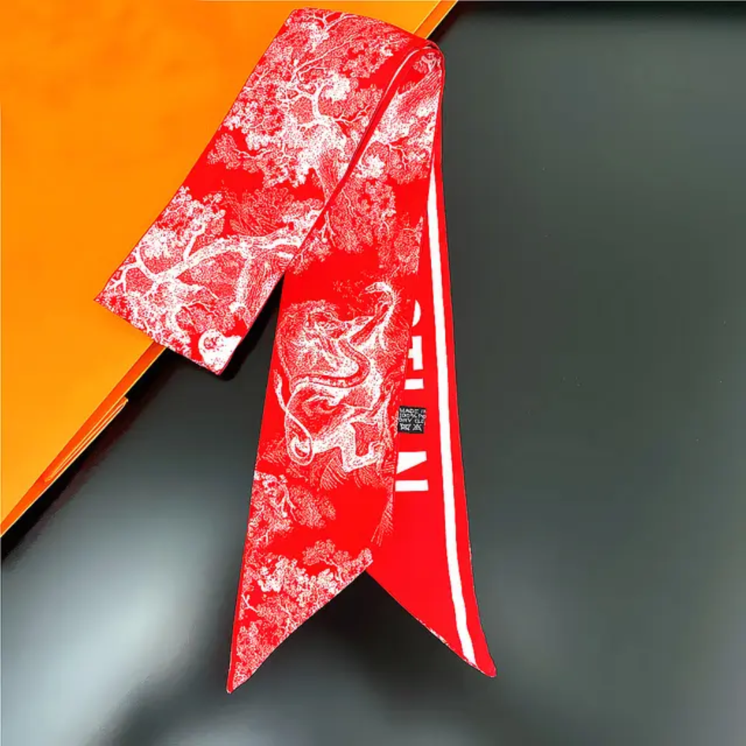 Christian Dior inspired Twill Ribbon Scarves