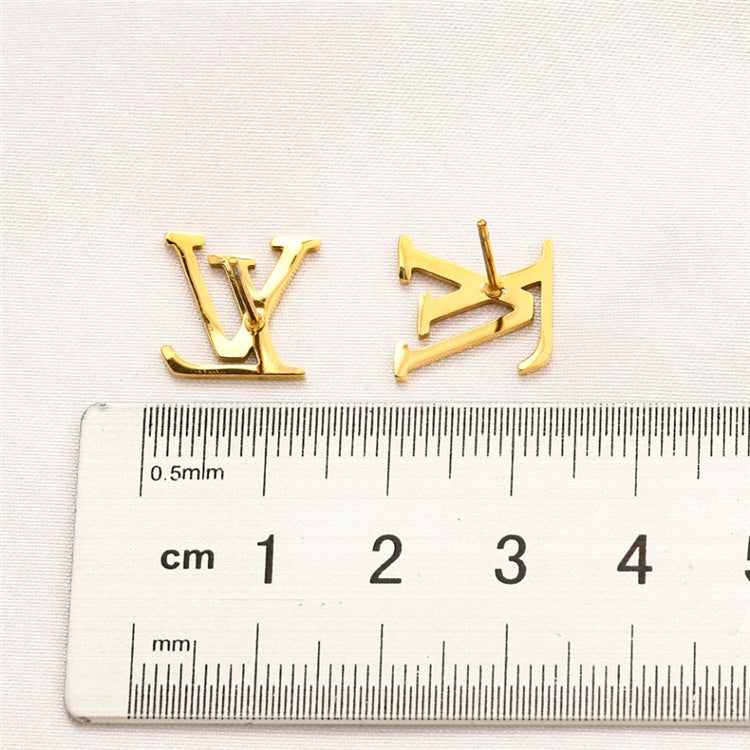 LV inspired earrings
