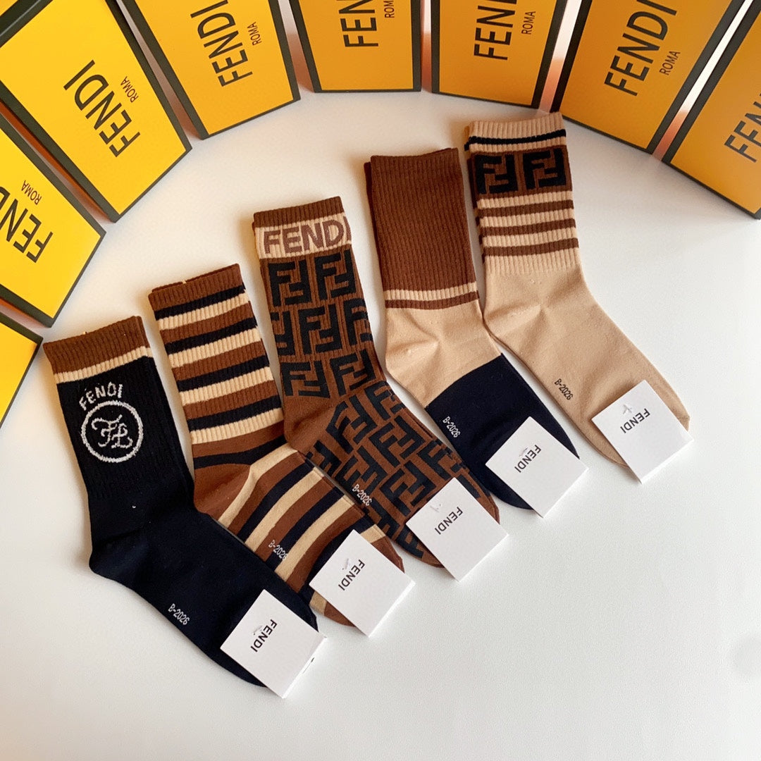 Fendi inspired Socks