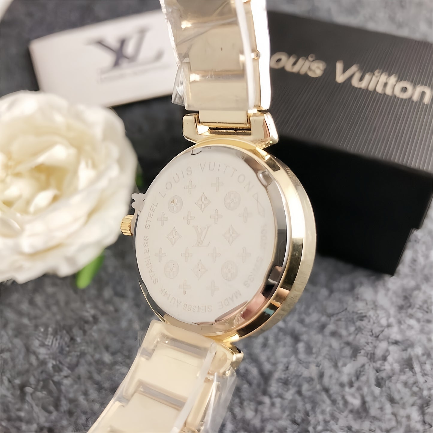 LV Designer Inspired 4leaf clover Watch