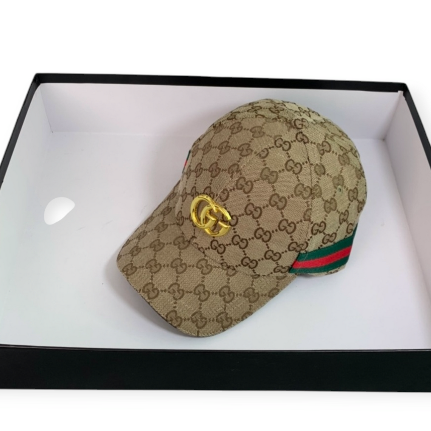 Gucci Designer Inspired Canvas Baseball Cap