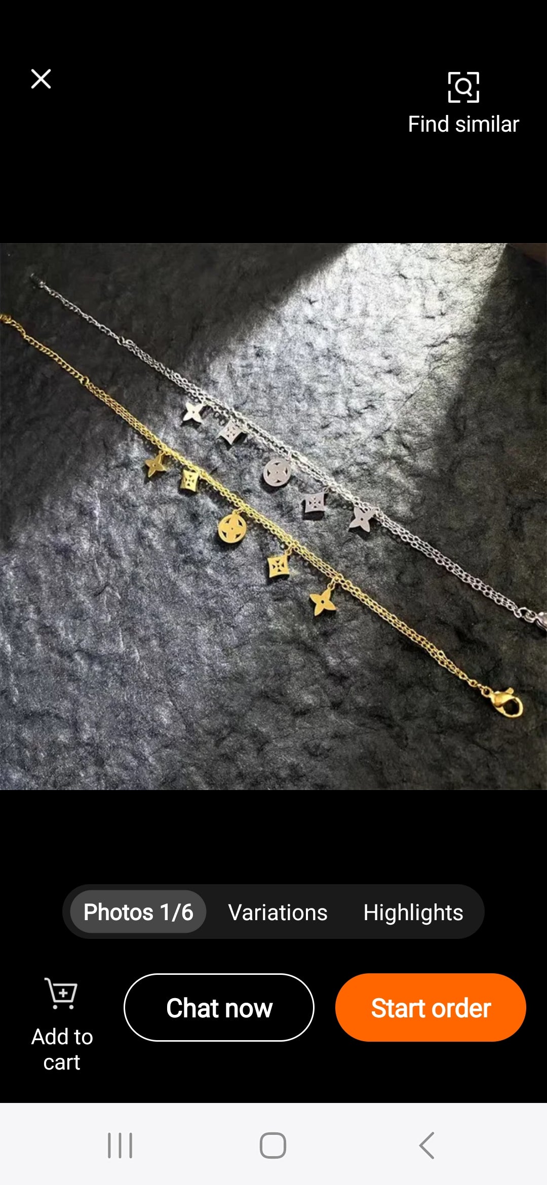 4 leaf clover Gold Bracelet
