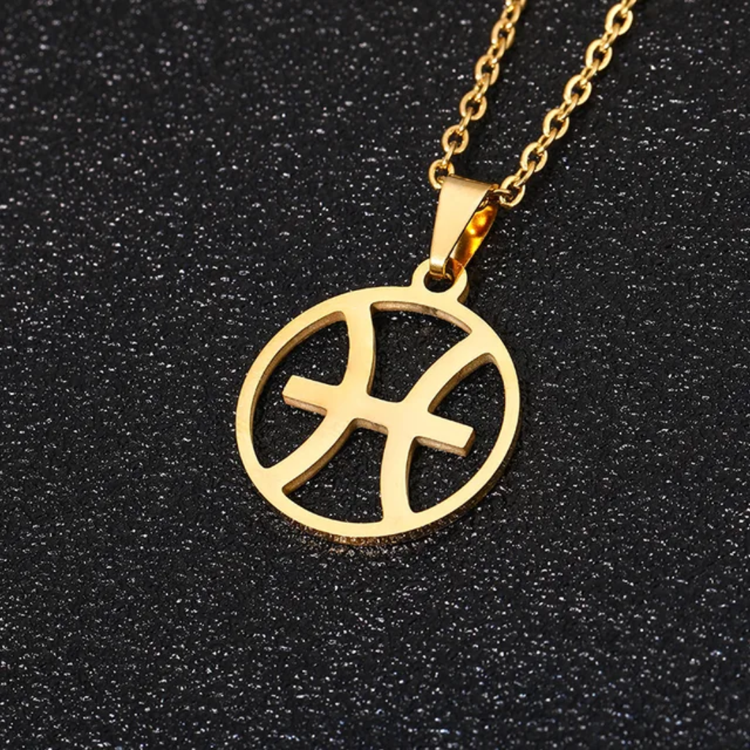 Gold Zodiac Sign Necklace