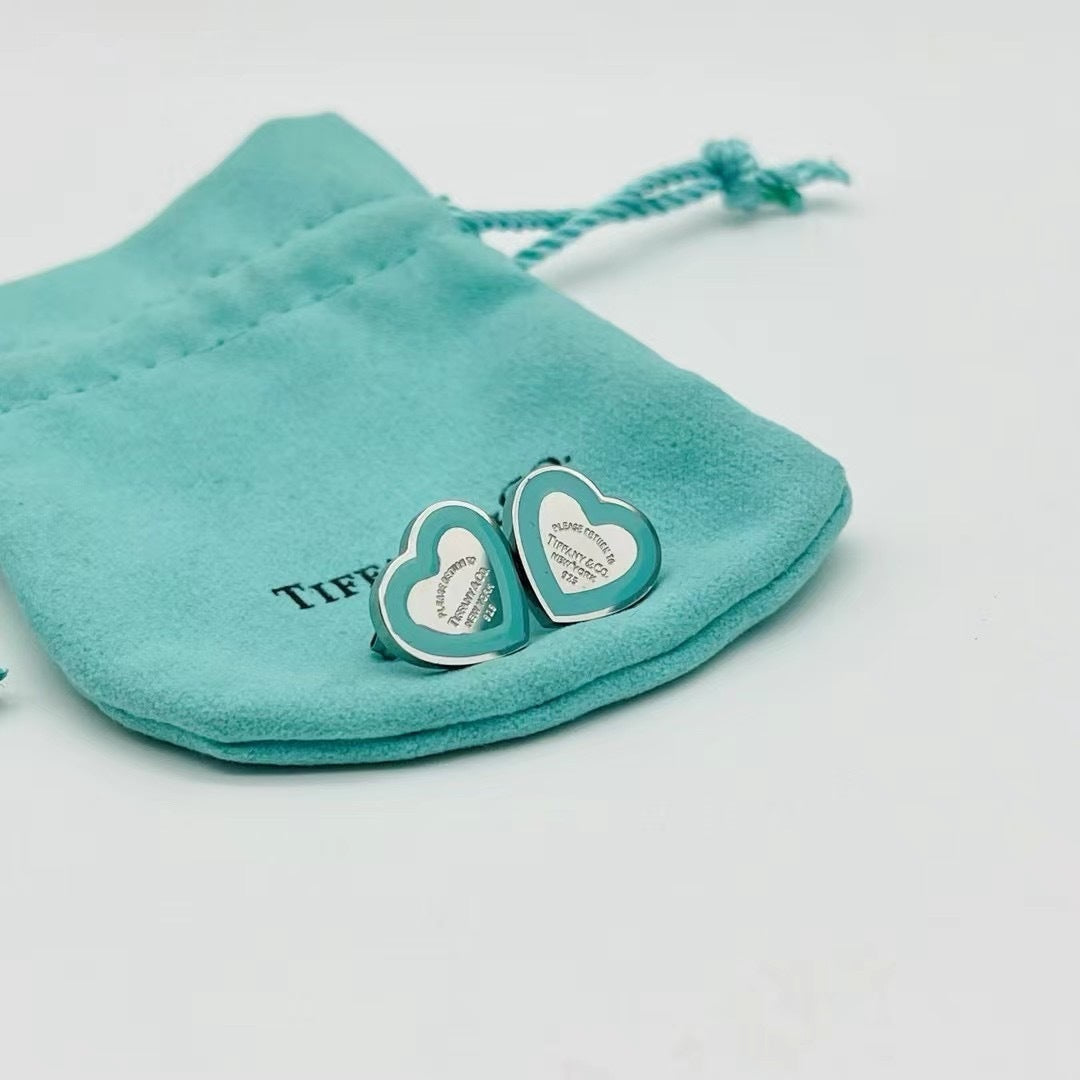 Tiffany inspired Heart Shape Earrings