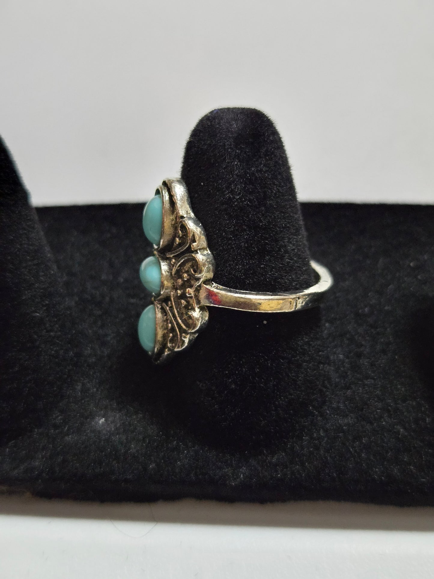 Boho Vintage inspire Turquoise Rings