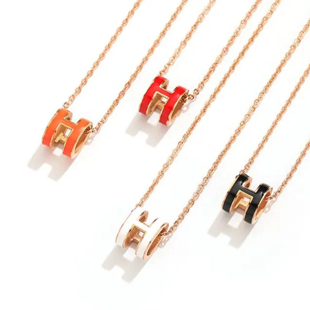 Luxury inspired Hermès necklace