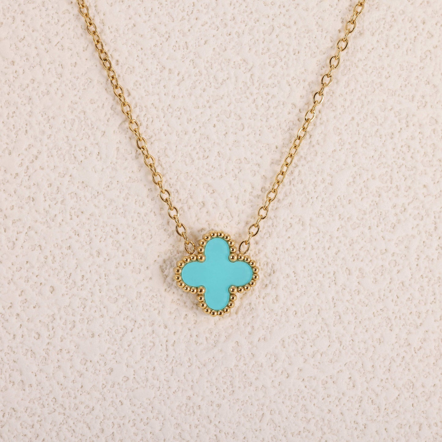 Van cleef inspired Clover 13mm Gold Necklace