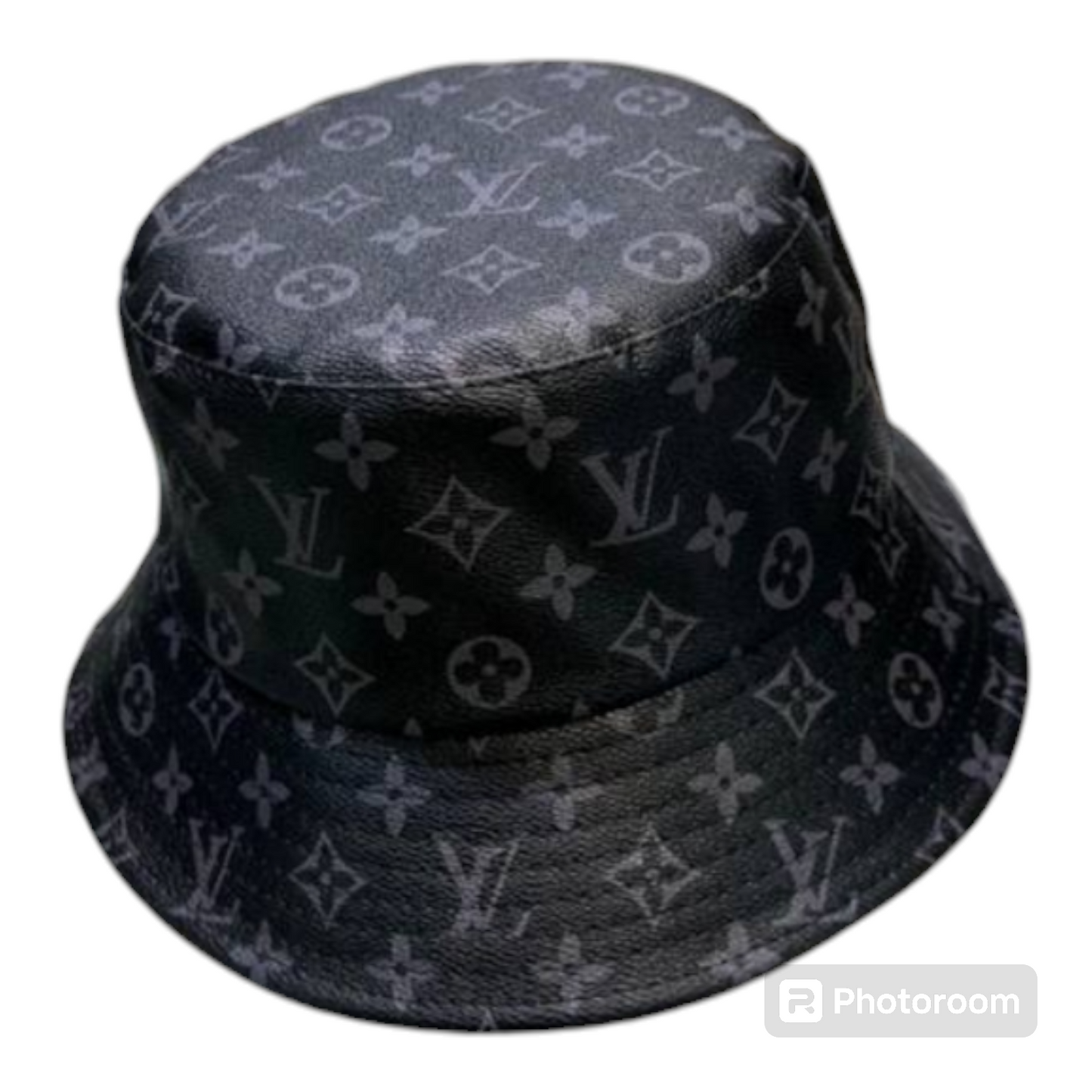 LV Designer Inspired leather bucket hat