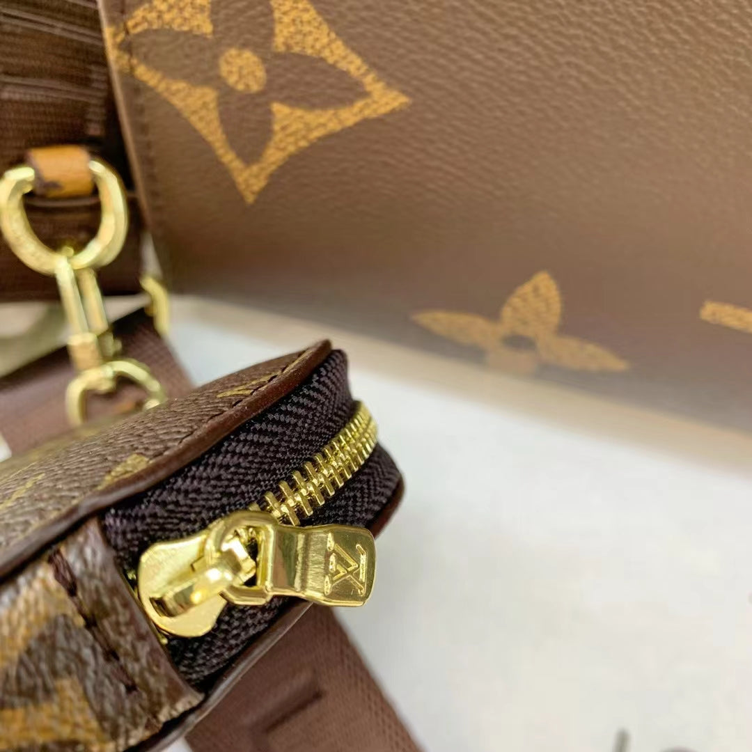 LV inspired reverse tote bag