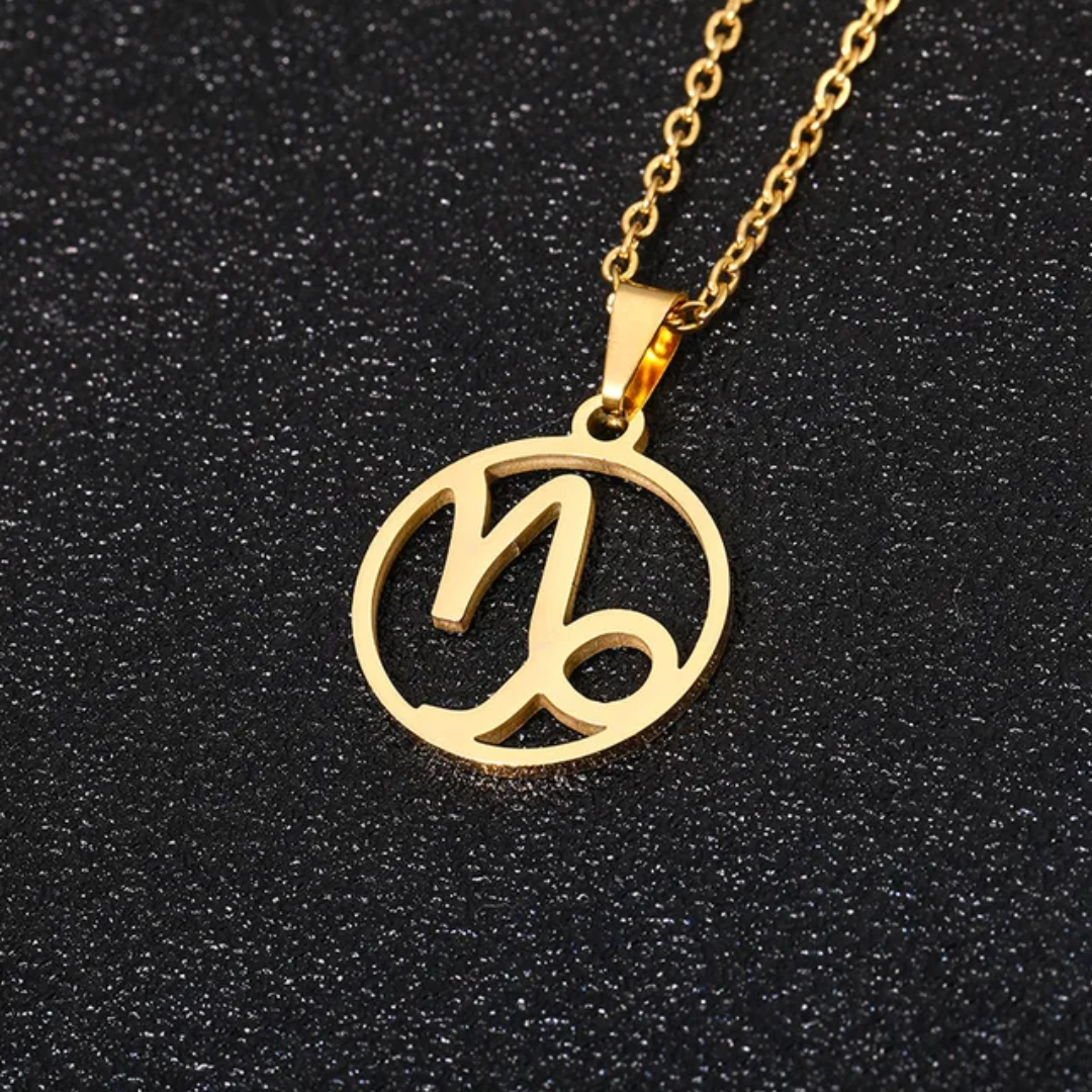 Gold Zodiac Sign Necklace