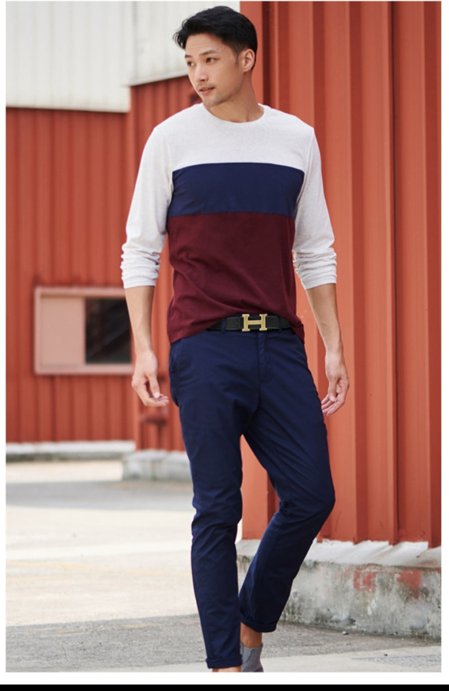 Hermès inspired Reversible Calfskin Belt