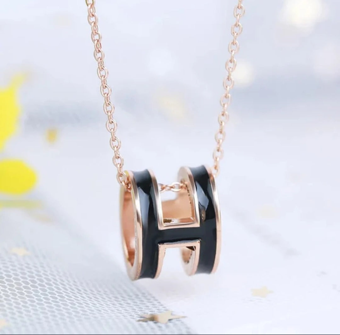 Luxury inspired Hermès necklace