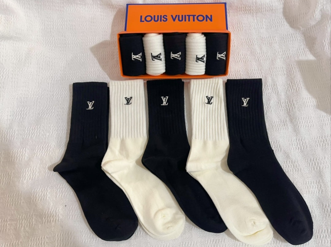LV Designer Inspired socks