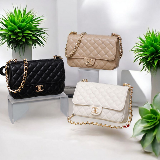 Chanel inspired quilted handbag