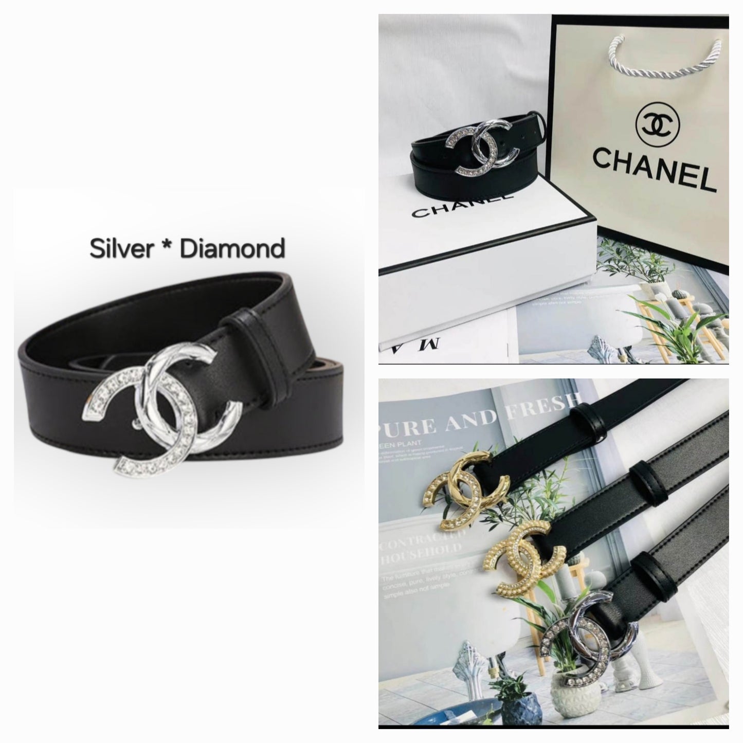Chanel inspired belt s