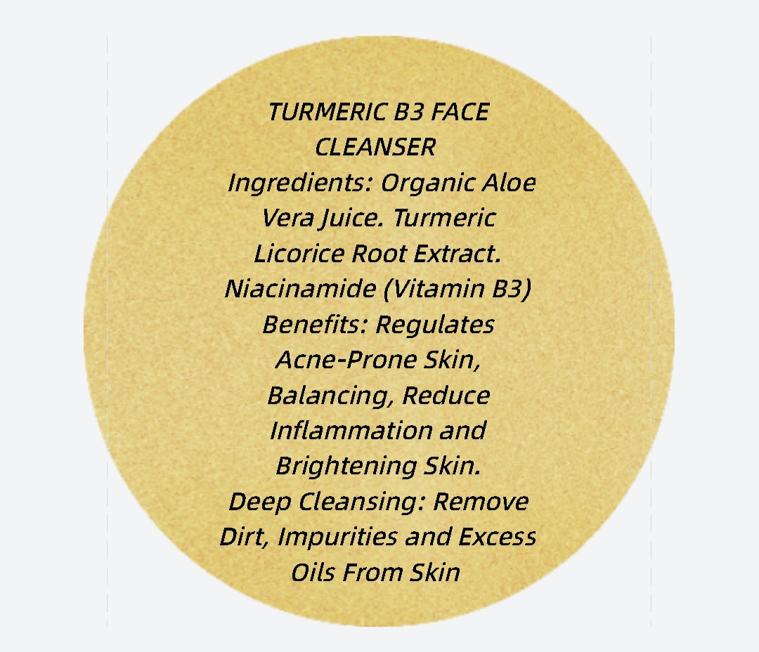 TURMERIC B3 FACE CLEANSER