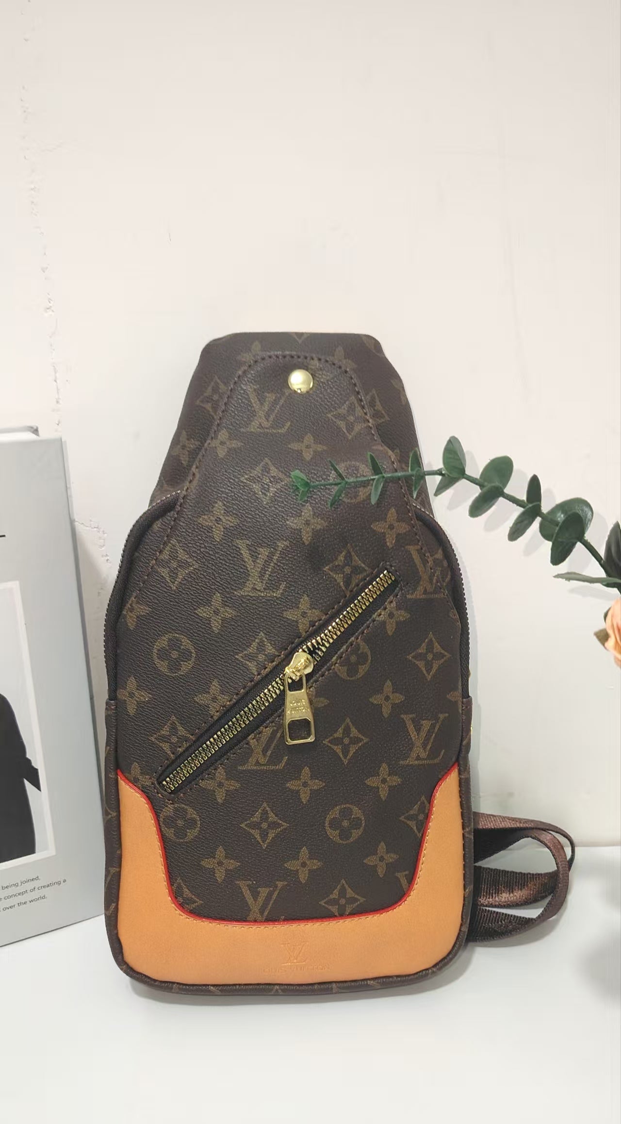 Men Designer Inspired Sling Shoulder Bag