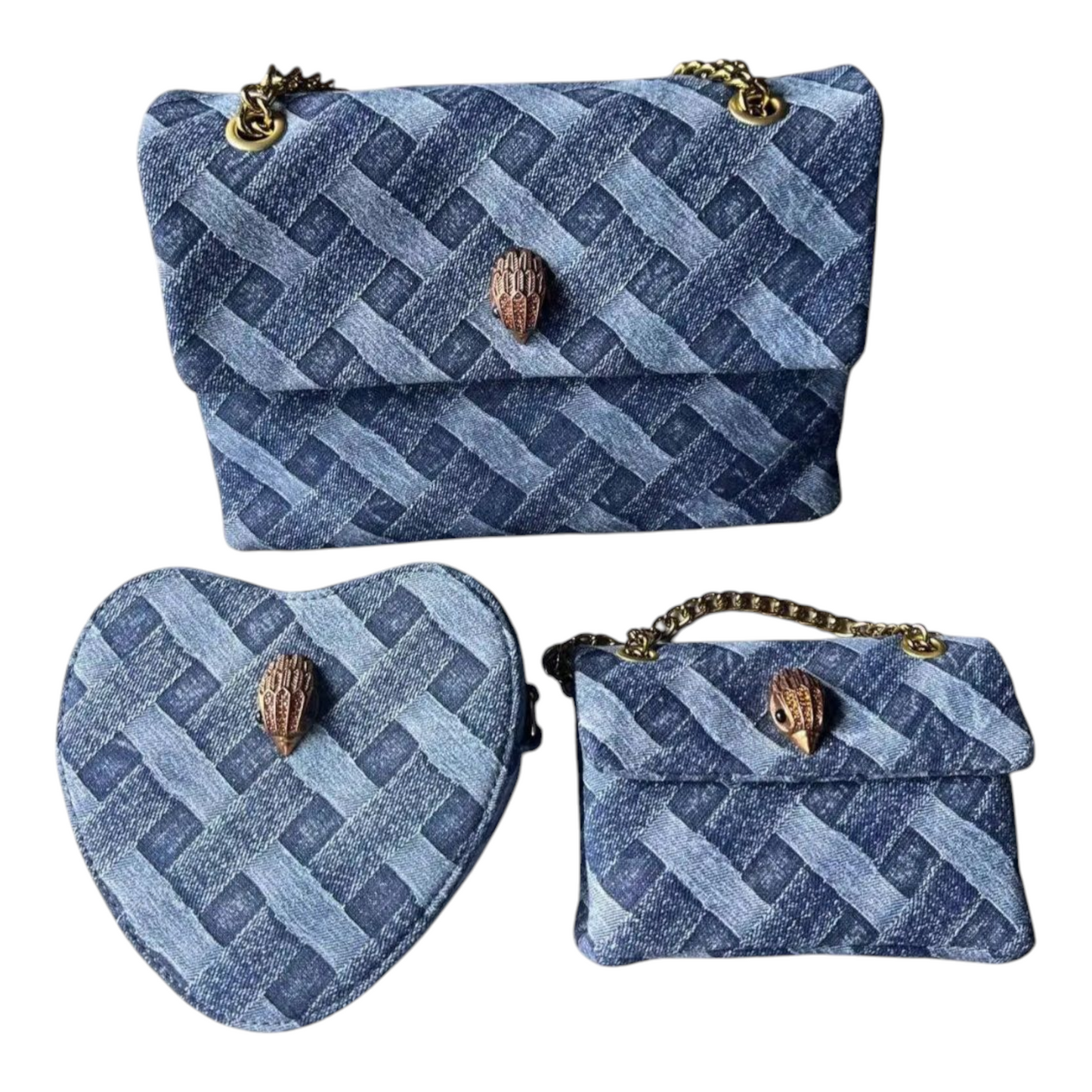 Kurt Geiger denim inspired handbag