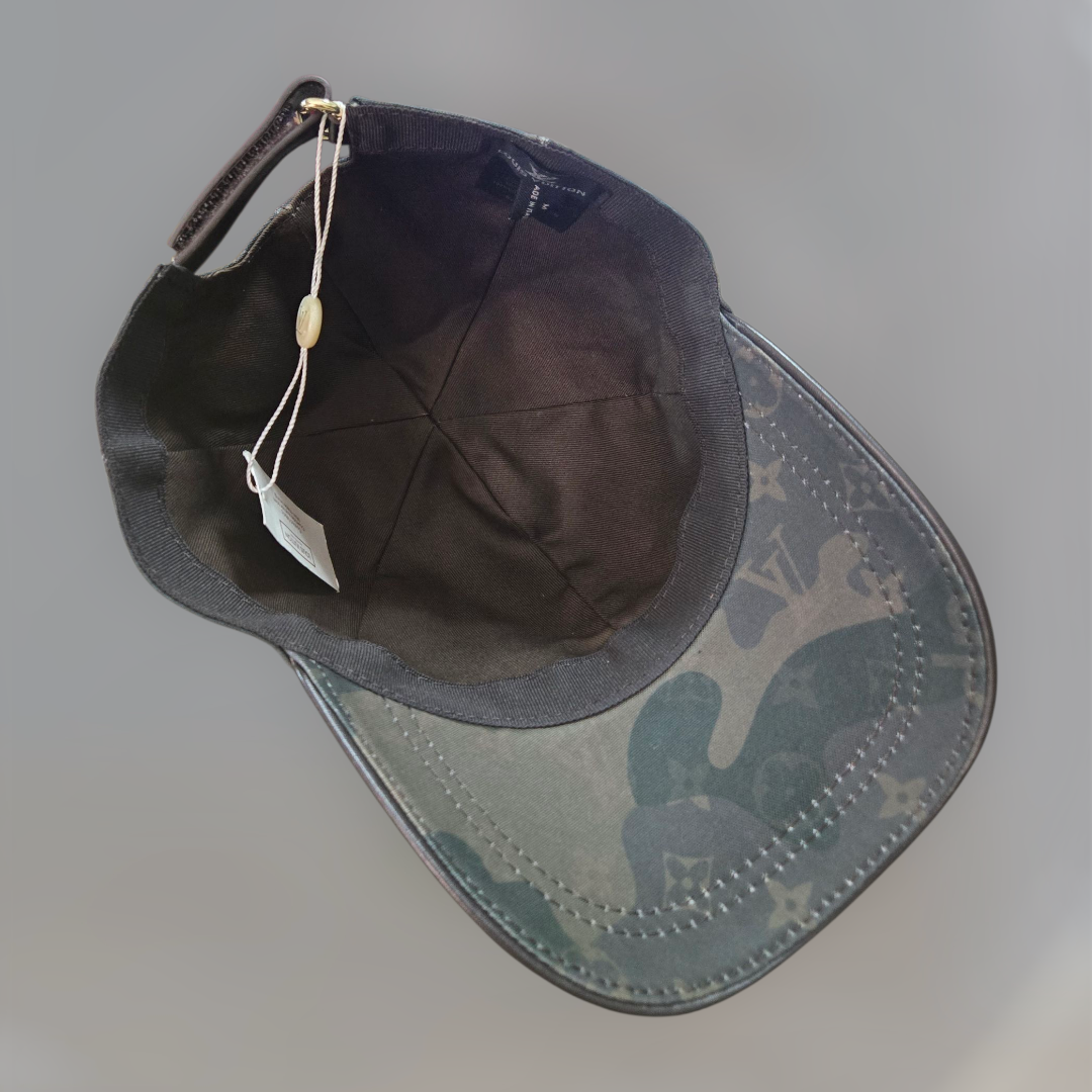 LV inspired Camo Baseball Cap
