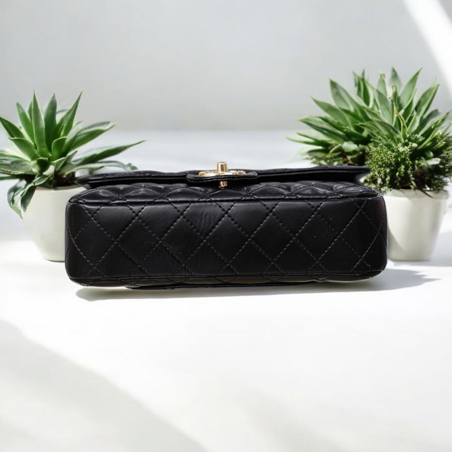 Chanel inspired quilted handbag