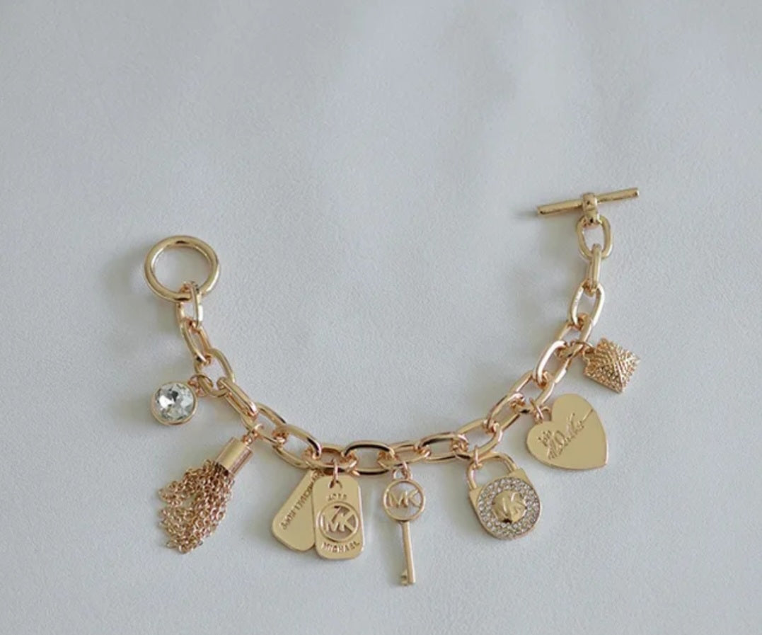 Michael kors inspired charm bracelet